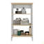 Armoire à linge Jenne, quatre tablettes ouvertes-1936166670