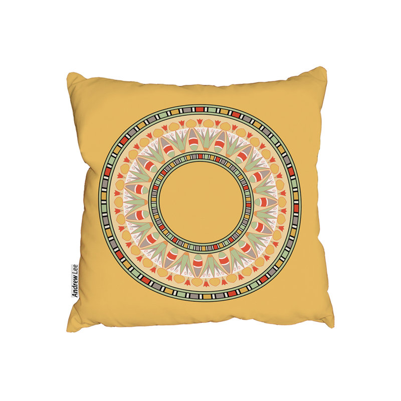 Circle Ornament Cushion Cover, 45cm x 45cm