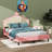 Rochford Vegan Leather Platform Bed-1789969692