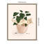 «Happy House Plant I Cat» par Tara Royle, reproduction d'art sur toile encadrée-1938924652