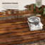 Banc de jardin en bois pour 2 personnes