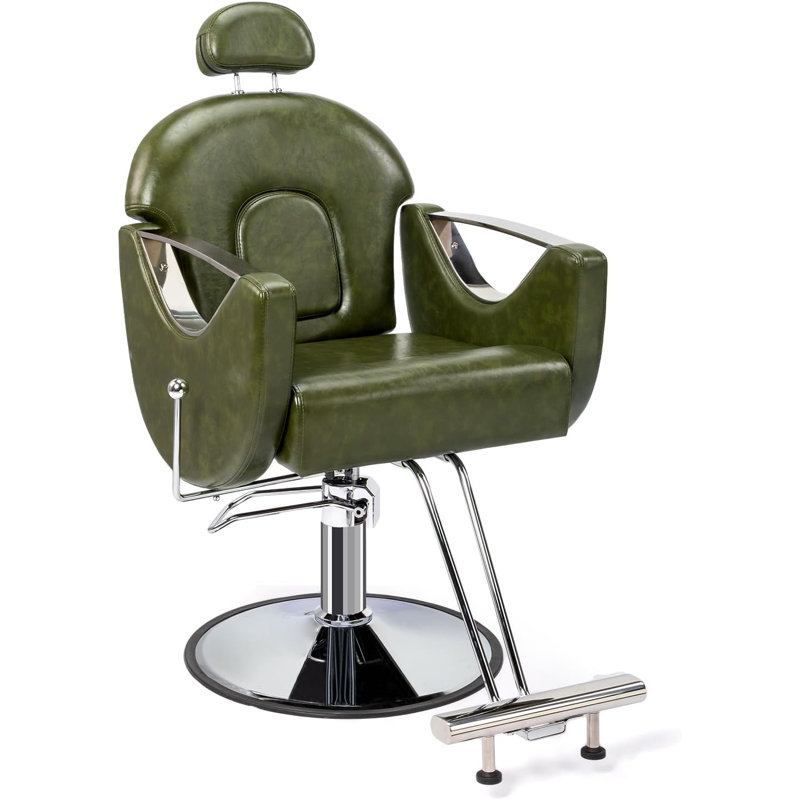 Fauteuil de massage en faux cuir, Similicuir vert