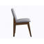 Ensemble de 2 chaises d'appoint Kaela en tissu gris clair et finition noyer-1499096857