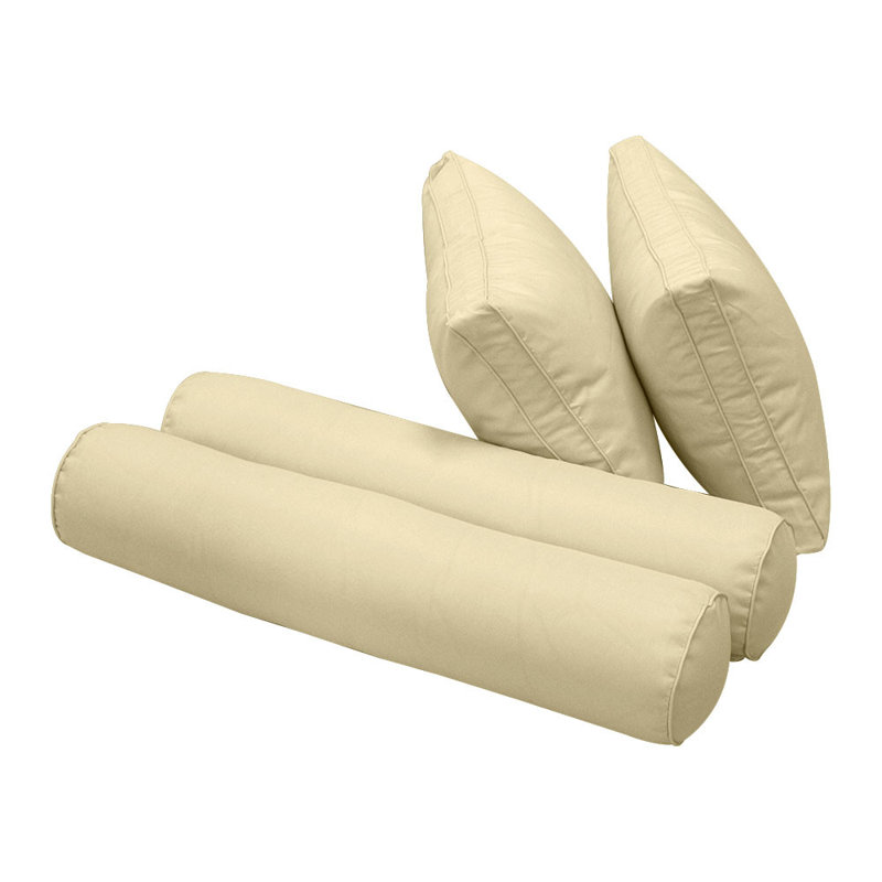 Outdoor Daybed Seat / Back Cushion, Light Yellow