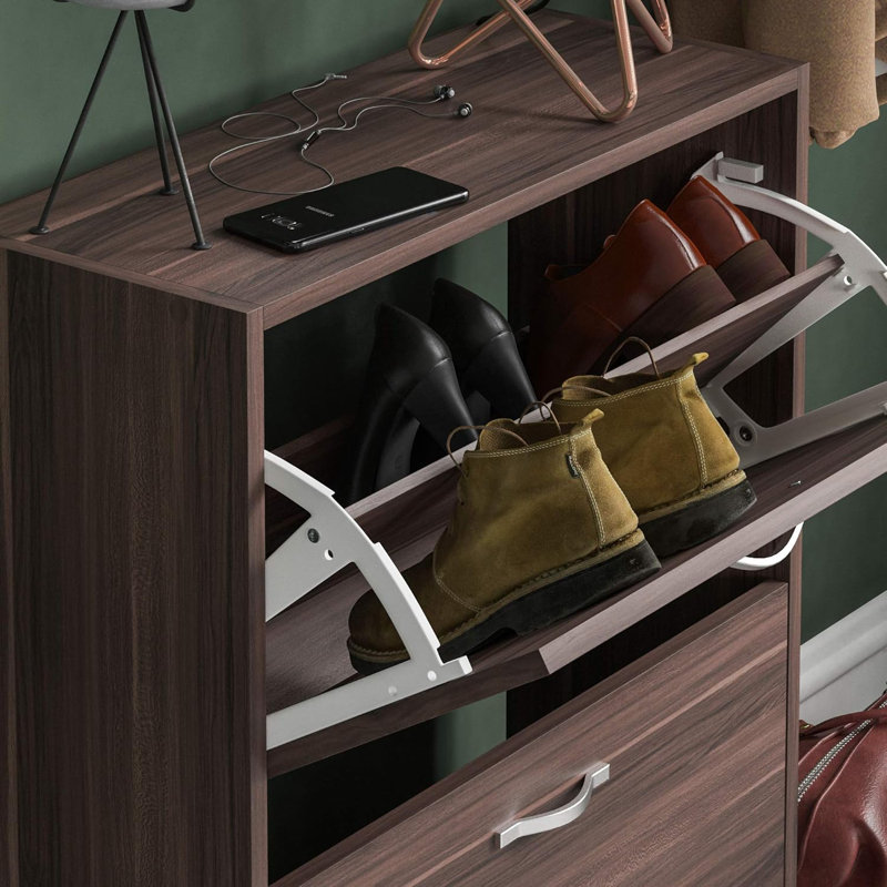 8 Pair Shoe Storage Cabinet