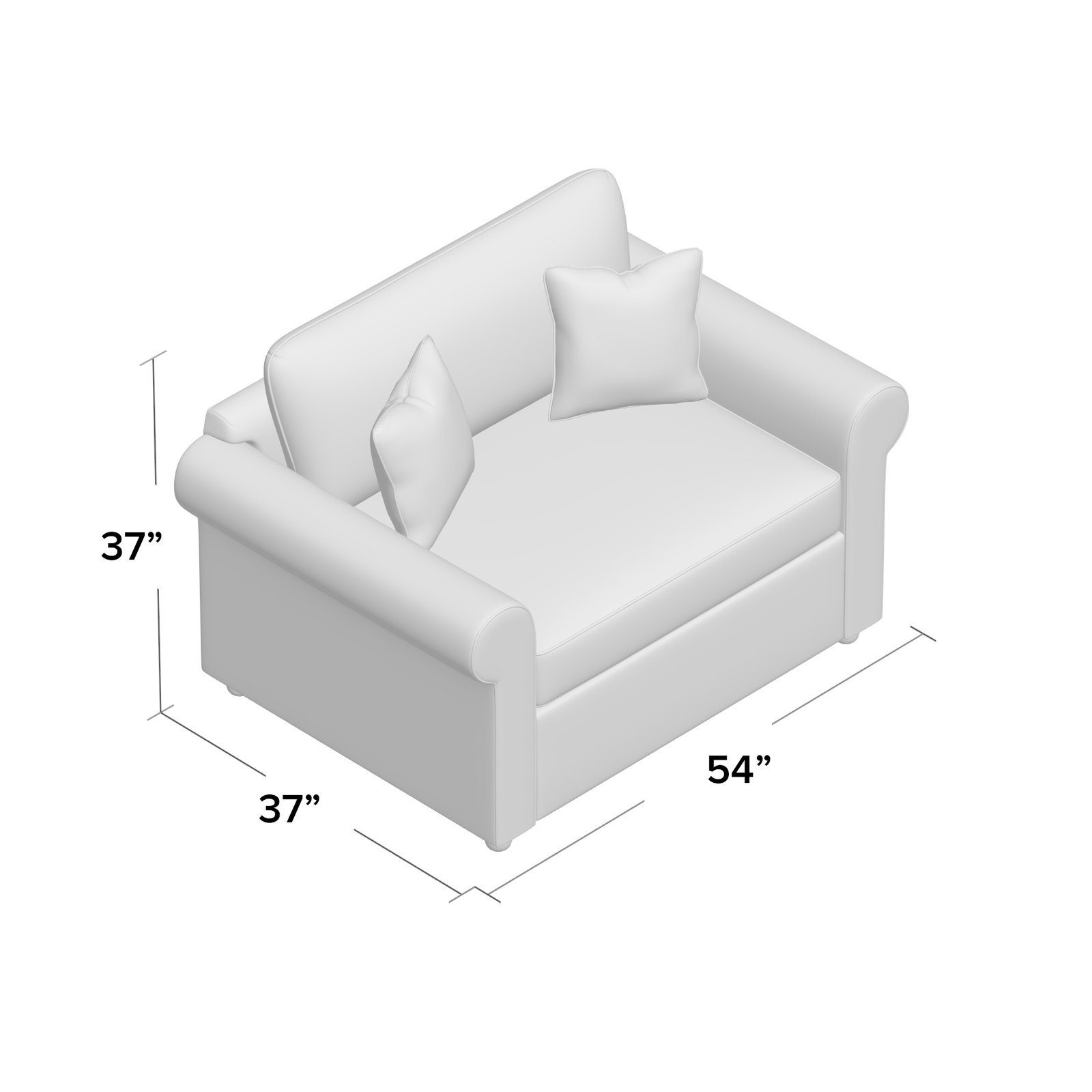 Warrington Upholstered Accent Chair, Sunbrella® Canvas Spa