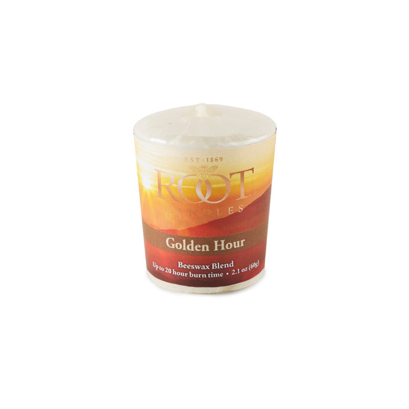 Ensemble de 18 bougies votives Golden Hour