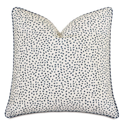 Claire Geometric Cotton Reversible Throw Pillow