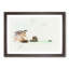 White Sand Beach in Cyprus in Abstract - Framed Print-55768570-55768571