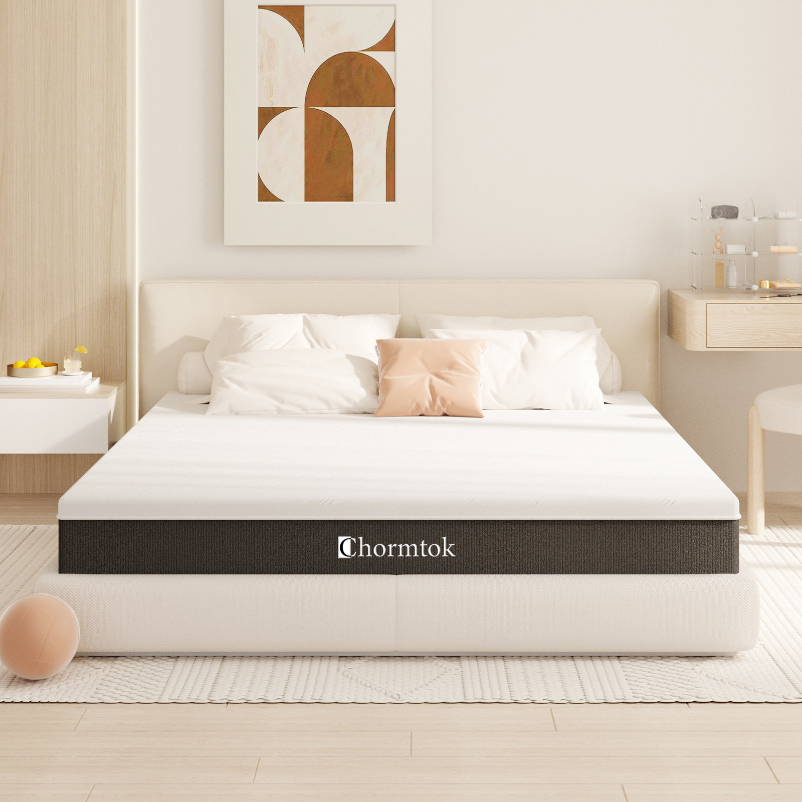 Alwyn Home 10 Inch Gel Memory Foam Mattress For Pressure Relief & Firm