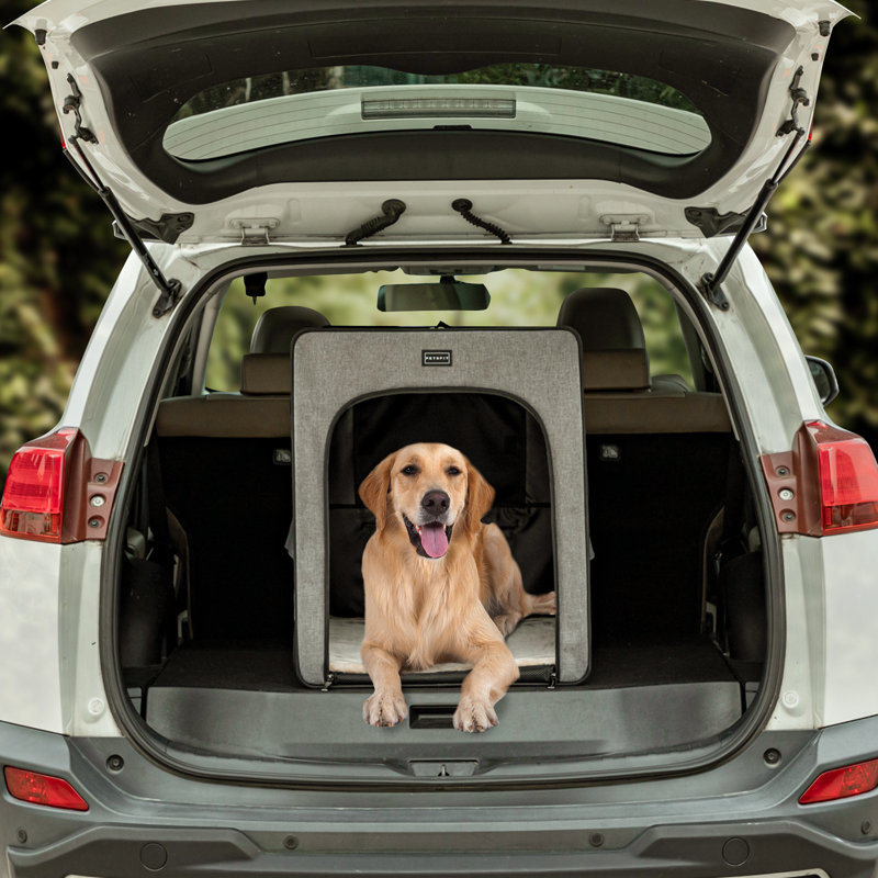 Cage souple pour chien Tucker Murphy Pet ™, Gris/vert, H 26 po x l 31 po x P 21 po