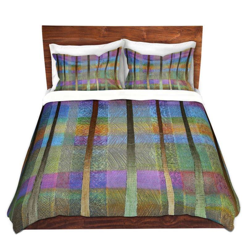 Ensemble de housse de couette en microfibre DiaNoche par Jennifer Baird - Rainy Season 2