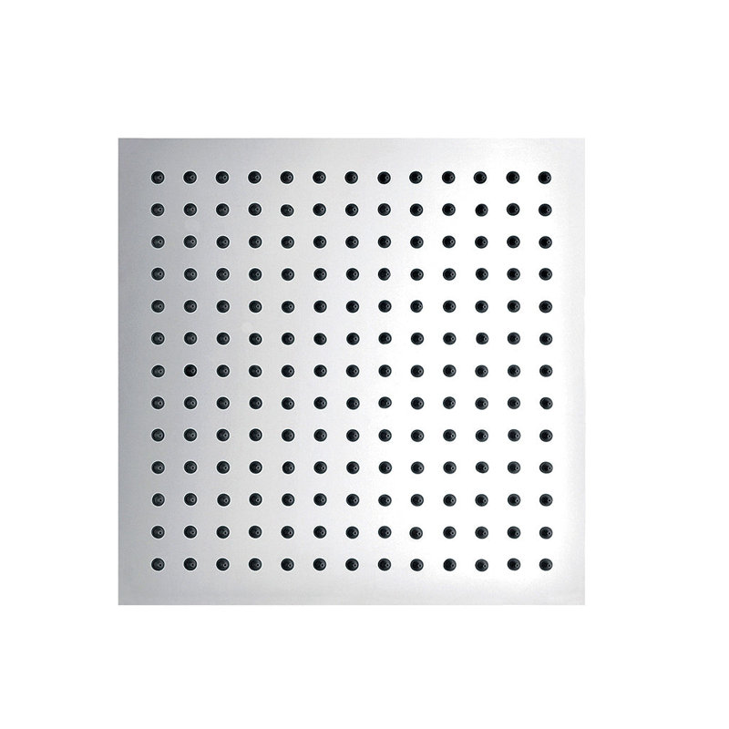 Rain Fixed Shower Head 2.5 GPM GPM, Matte Black