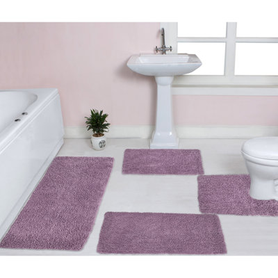 Hazlett 4 Piece Bath Rug Set