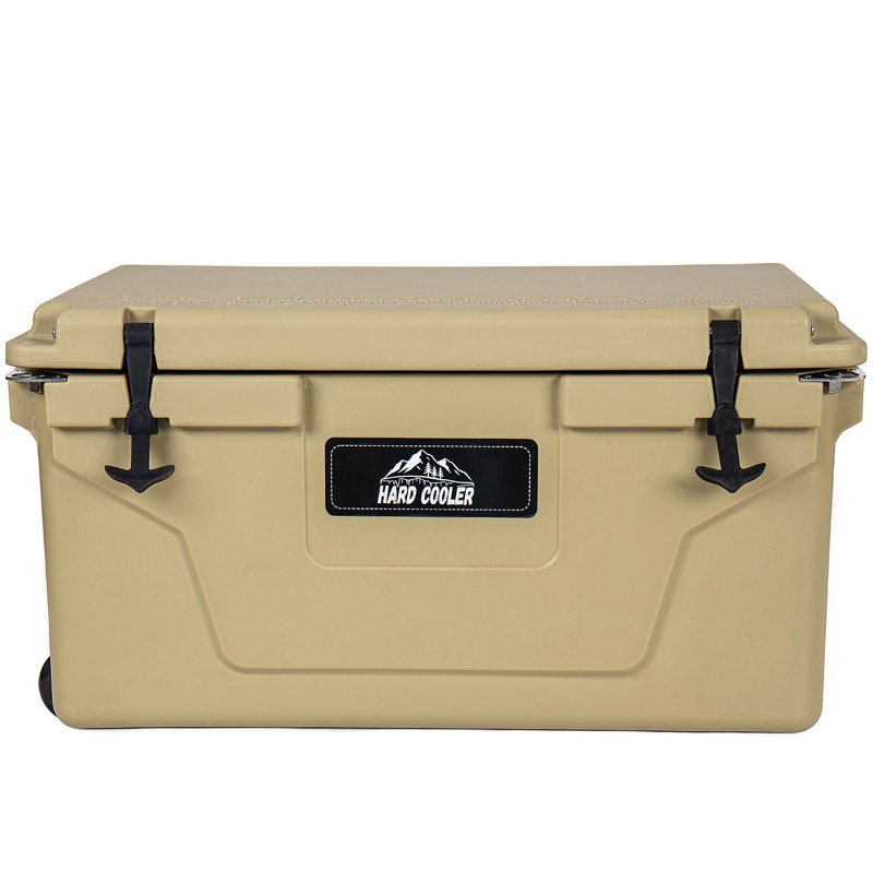 Glacière kaki 65QT, glacière isotherme pour la pêche en camping