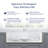 33"L x 20" W Ceramic Single Bowl Farmhouse Kitchen Sink Workstation With Accessories