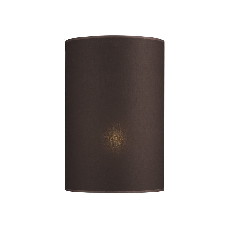 Renteria Cotton Drum Lamp Shade, Grey Taupe Cotton