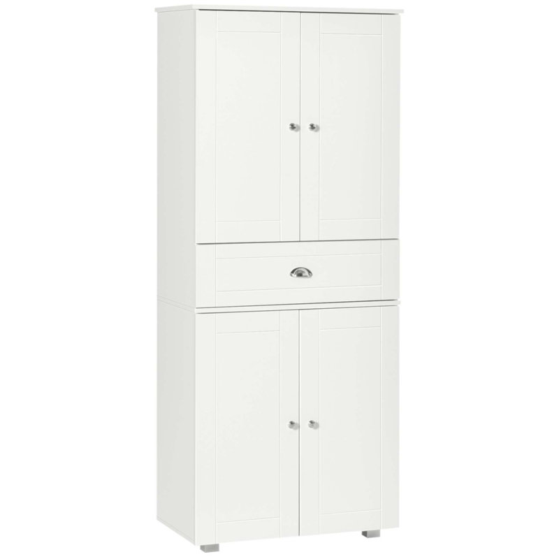 Spacieux garde-manger autoportant avec 2 grandes armoires à double porte pour beaucoup de rangement et d'organisation