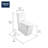 Eurocube 1.28 GPF (Water Efficient) Elongated Two-Piece Toilet (Seat Included)