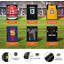Vitrine en jersey, grande boîte-cadre, vitrine en jersey de sport avec protection UV 98% (ensemble de 2)