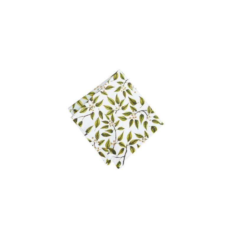 Serviette en coton imprimé perdrix