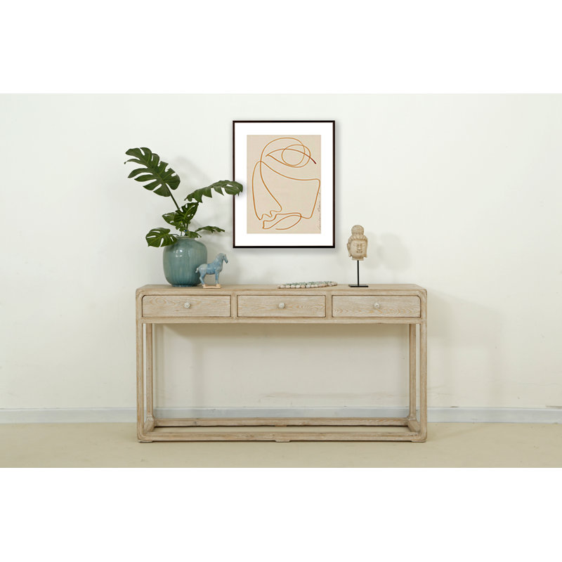Oluwatobiloba 63'' W Console Table, White Wash