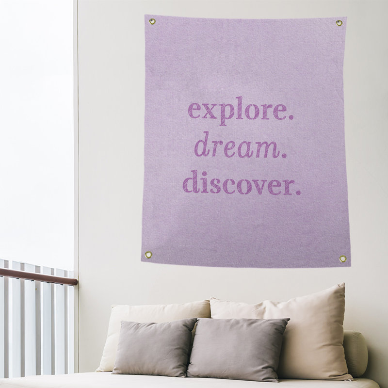 Tapisserie de polypropylène discover de rêve en polyester, H 36 po x l 26 po, Violet