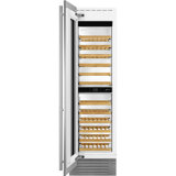 24" Wine Column, W/Handles, 2 Temperature Zones, Dual Evaporators, Inverter Compressor, 78-Bottle Capacity, TFT Touch Display