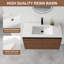 Meuble-lavabo simple avec plateau en résine 35,44 po Joela