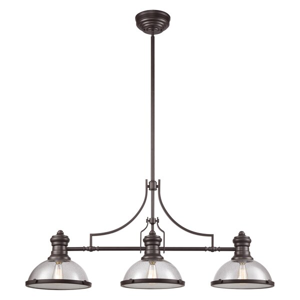 Beachcrest Home Bahr 3 - Light Kitchen Island Pendant & Reviews | Wayfair