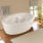Nina 72'' x 44'' Whirlpool Acrylic Bathtub-9229061-88694314