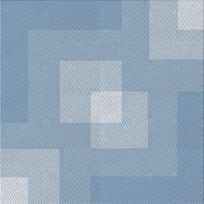 Tapis géométrique bleu marine, Carré 3 pi