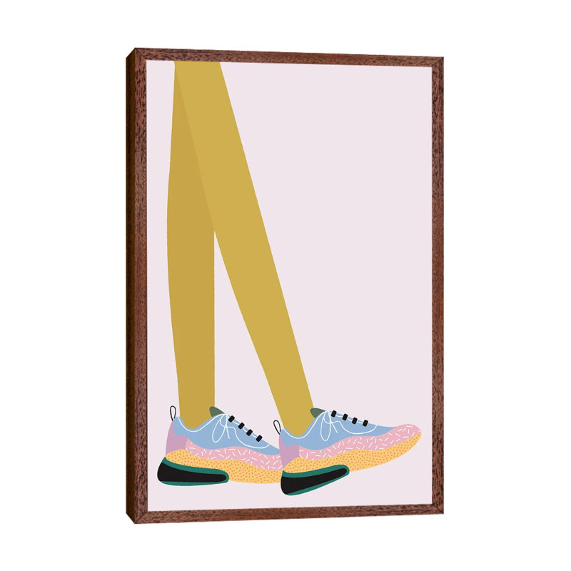 Nice Kicks by Carmen Jabier - Gallery-Wrapped Canvas Giclée on Canvas, Classic Wood Framed, 66.04 cm H x 45.72 cm W