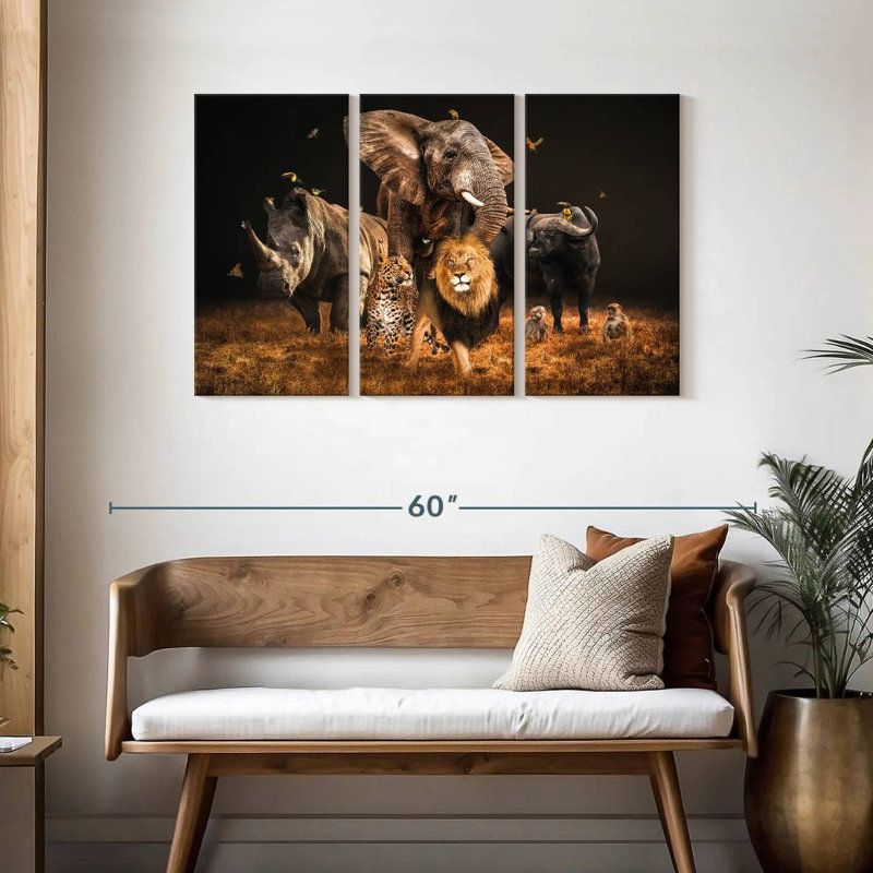 Brampt Big 5, 28" H x 45" W