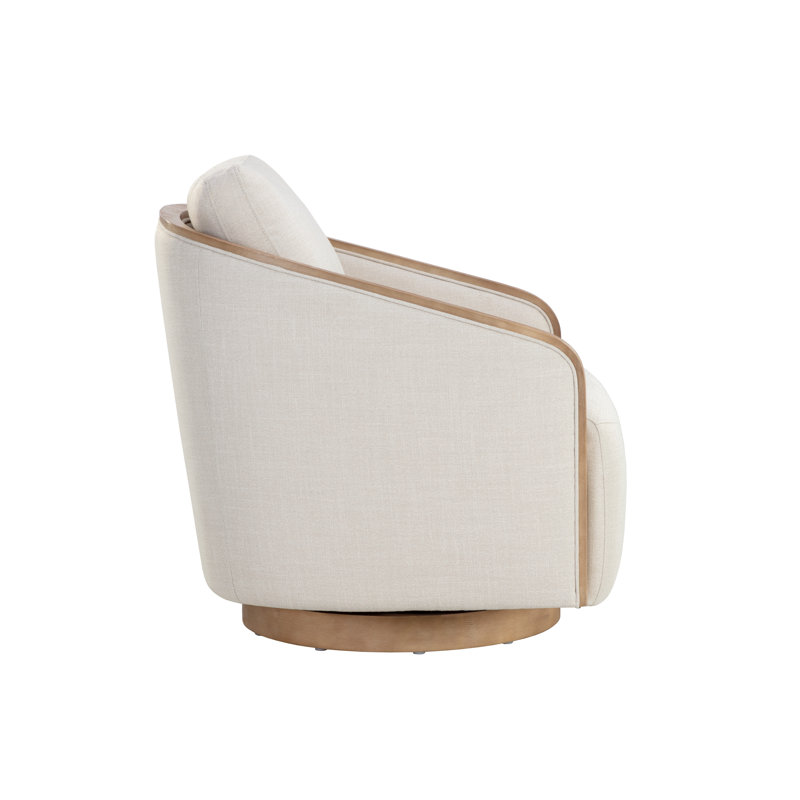 31,5 po de largeur, Polyester crème, Marron clair