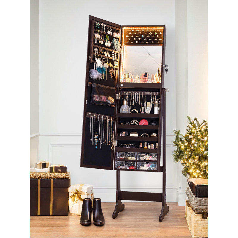 Armoire à bijoux, Brun
