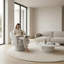 Fauteuil d'appoint pivotant en velours Modern-1589764727