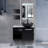 28" Wall-Mounted Single Bathroom Vanity Set with Mirror-551393939