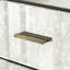 Commode haute 5 tiroirs avec miroir Antiqued