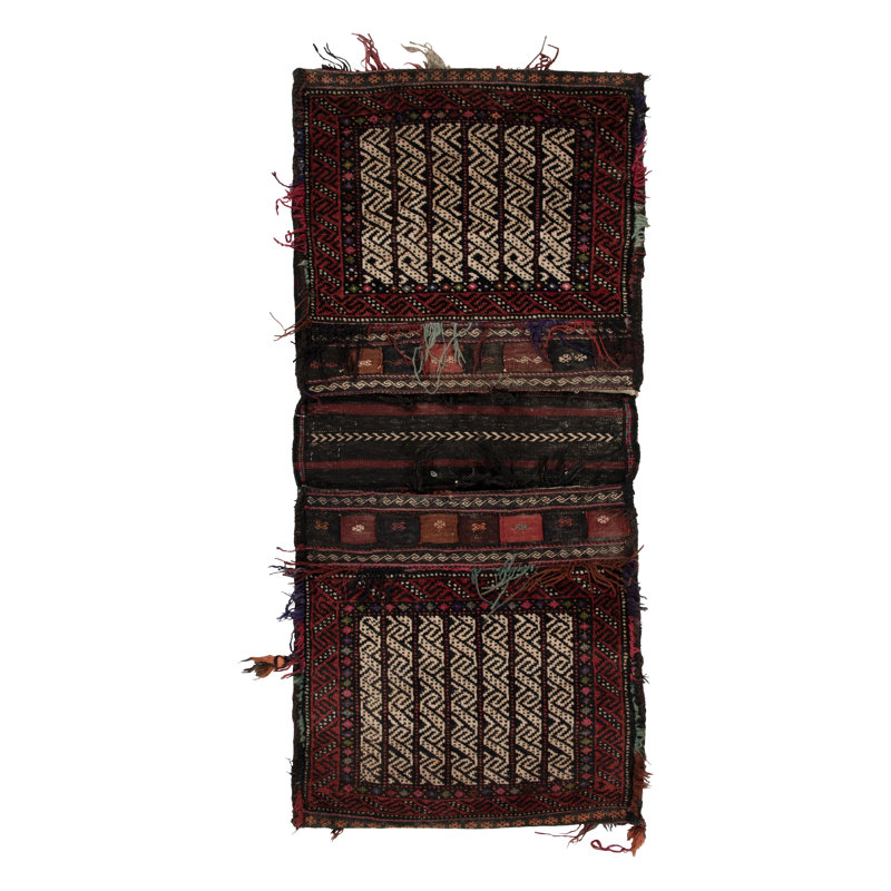 Antique One-of-a-Kind 1'9X4'2 Hand Knotted Area Rug