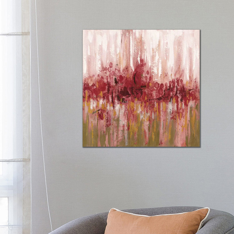 Red Reflections by Silvia Vassileva - Wrapped Canvas Gallery-Wrapped Canvas Giclée, 66.04 cm H x 66.04 cm W x 1.91 cm D
