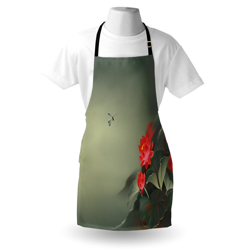No Pattern Bib Apron