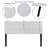 Ciriaca Button Tufted Upholstered Headboard-1974610319-1974610313