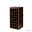 Armoire 32 bouteilles en noyer brun - Buffet modulaire pour votre maison avec fentes