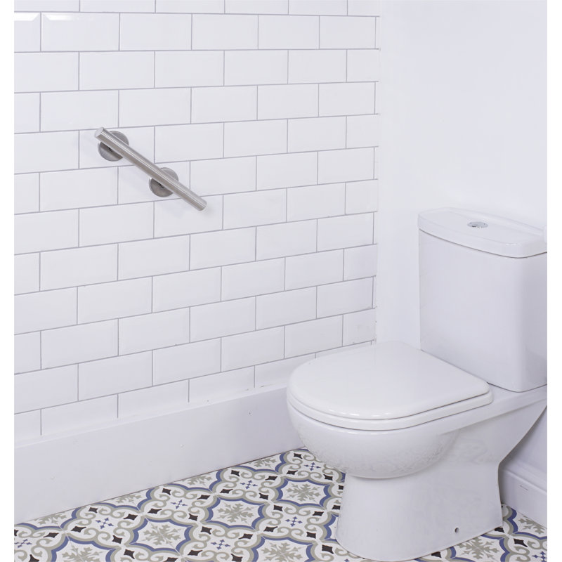 Delastre Grab Bar, Brushed Finish, 35cm W