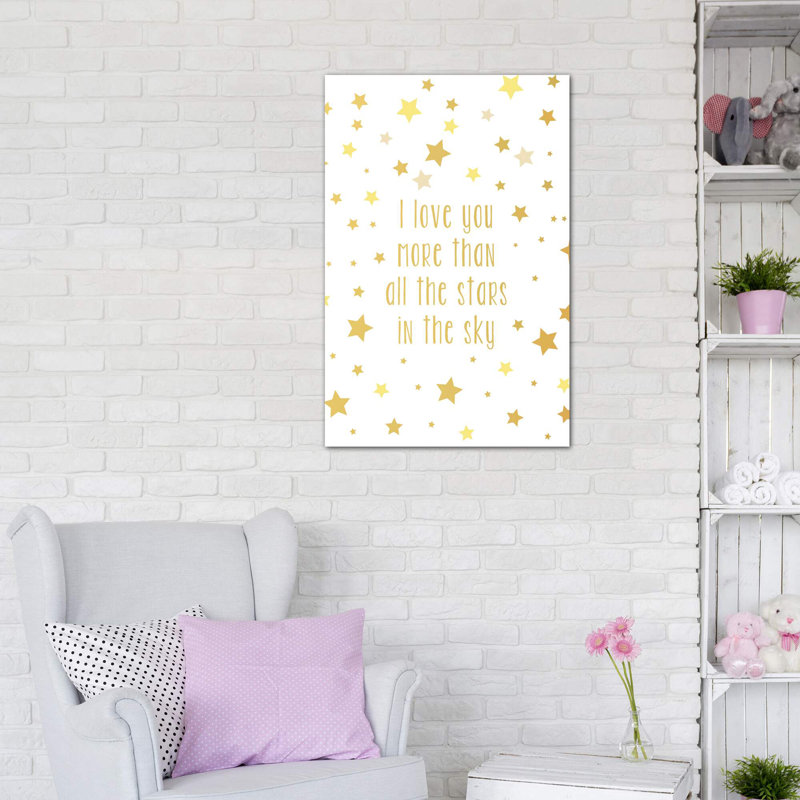 Love You More Art, H 48 po x l 32 po x P 1,5 po, Toile tendue