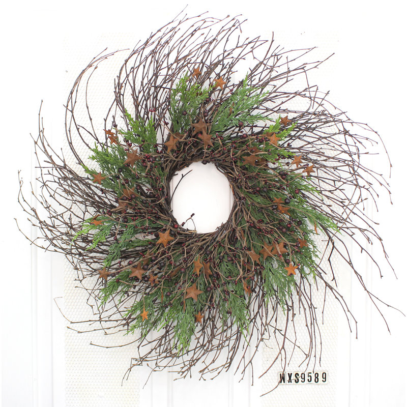 Couronne de soie 19 po