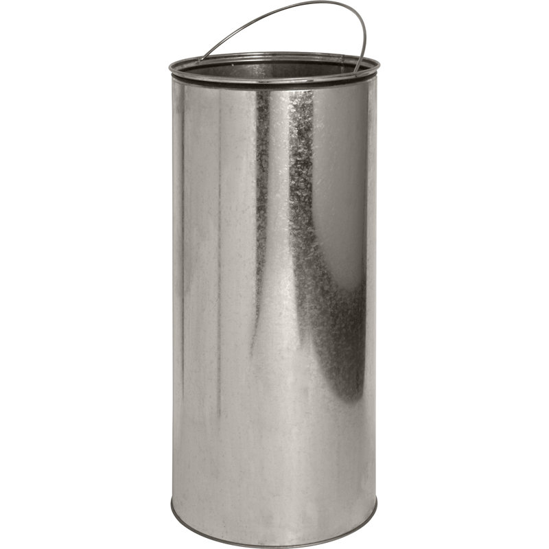 Poubelle à balançoire 13,5 gallons à réceptacle de pédale, Acier inoxydable