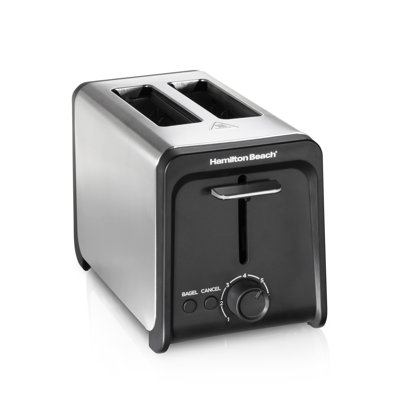 Contemporary 2 Slice Toaster with Wide Slots, Bagel Function, Toast Boost - Hamilton Beach 22997FG