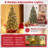 7.5' Lighted Christmas Tree